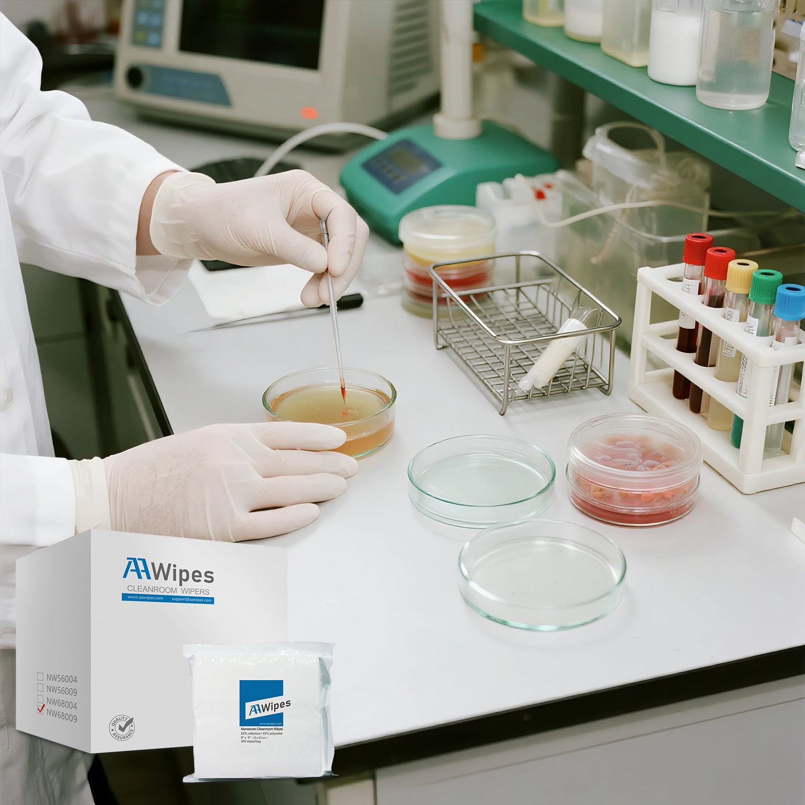 Cleanroom wipes supplier – bulk consumables with certifications for exclusive distributors.