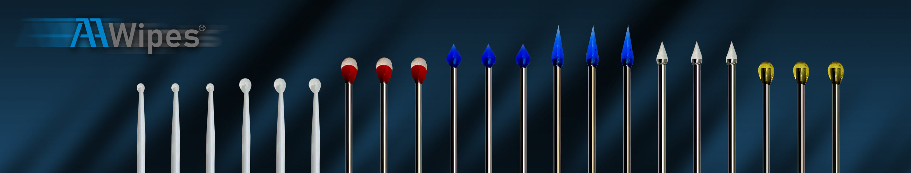 AAwipes Silicone Gel Swabs – precision, non-abrasive swabs for cleaning electronics, optics, and sensitive surfaces