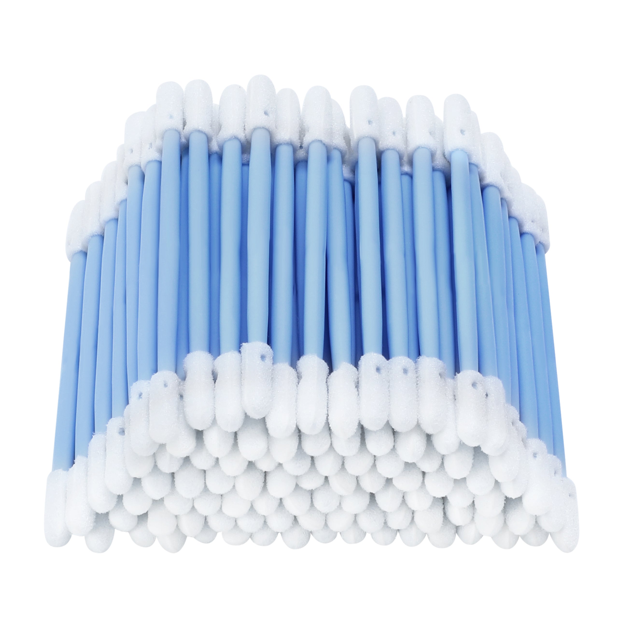 76 mm Cleanroom Swabs 3" Double-Headed Q Tip FoamSticks, 3.2 mm Round Head, (D7220, 1,000pcs, Black/Blue)