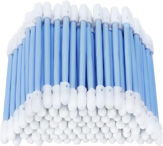 Aawipes  double-head foam cleaning swab has two round shape heads of 12 mm length X 3.2 mm width. It works well specially in micro work. Suitable for cleaning small grooves and grooved areas