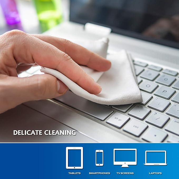 Glasses Cleaner Customized Eyeglasses Lens Cloth Neutral and Fully Customizable,  100 pcs (5.5"x5.5") HCG-5.5-100