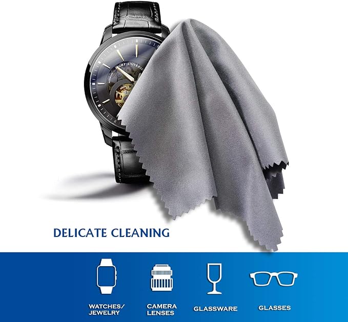 Glasses Cleaner Customized Eyeglasses Lens Cloth Neutral and Fully Customizable,  100 pcs (5.5"x5.5") HCG-5.5-100