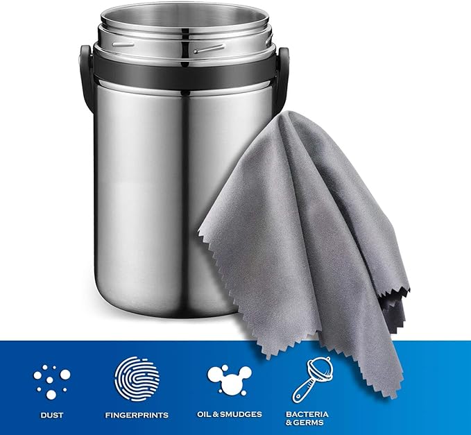 Glasses Cleaner Customized Eyeglasses Lens Cloth Neutral and Fully Customizable,  100 pcs (5.5"x5.5") HCG-5.5-100