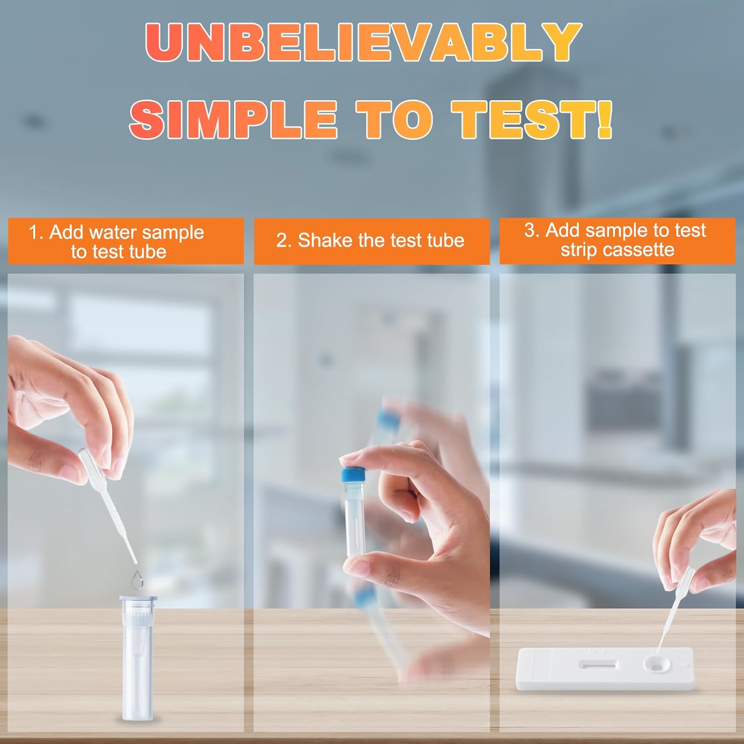 AAWipes Lead Water Testing Kit (20-Pack) – Rapid 15 Minutes Results Home Lead Tester for City Water & Well & Drinking Water | Convenient DIY Testing, Quick Results (K04-20)