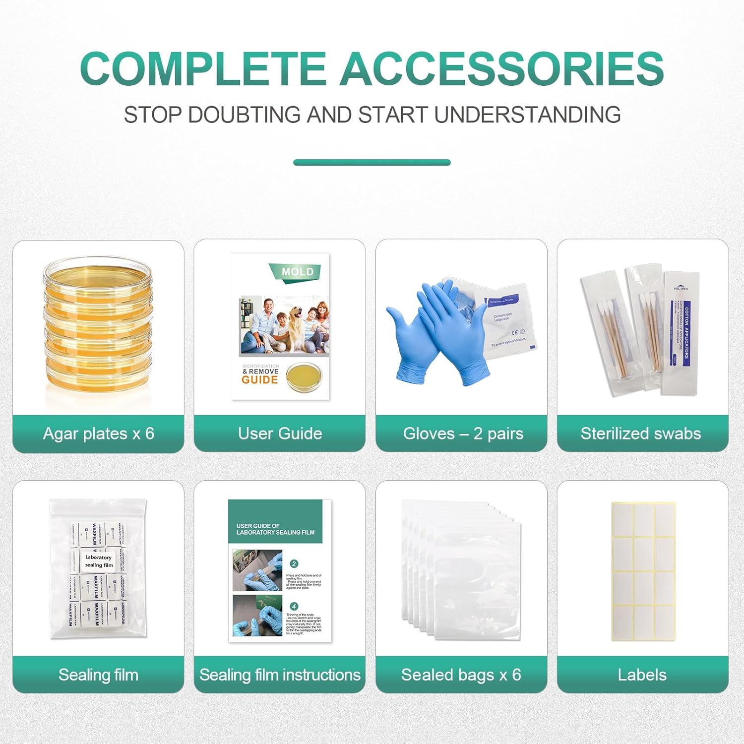 Mold Test Kit for Home Indoor Air Quality Testing Kits Mold Detector(Starting from 10boxes, 120 pieces, MT-120)