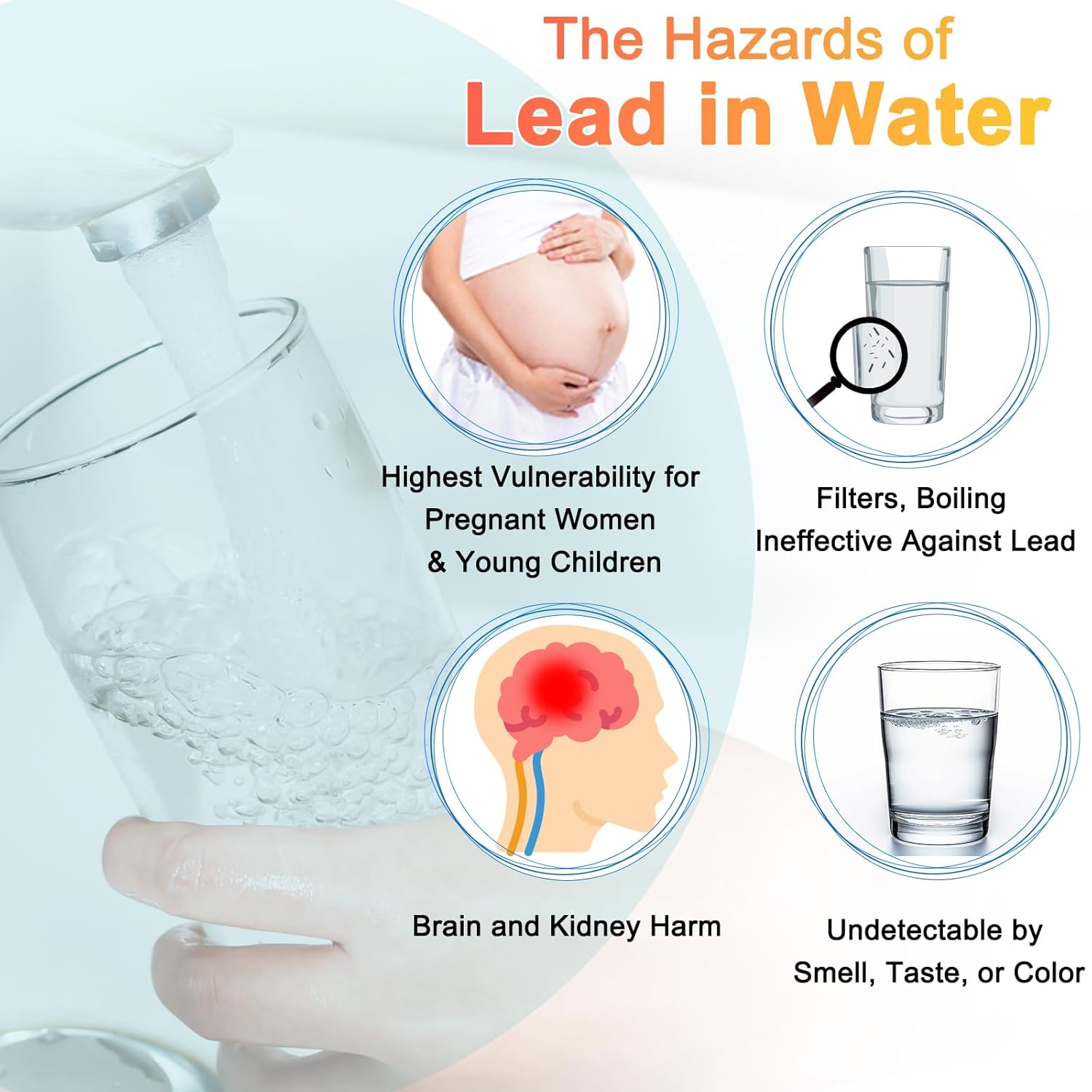 AAWipes Lead Water Testing Kit (20-Pack) – Rapid 15 Minutes Results Home Lead Tester for City Water & Well & Drinking Water | Convenient DIY Testing, Quick Results (K04-20)