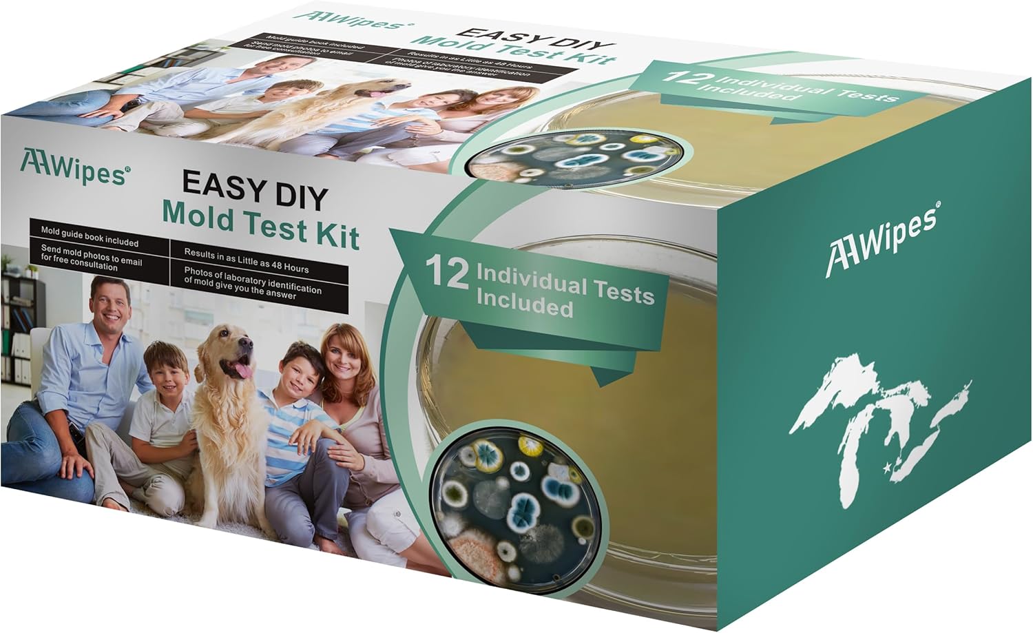 Mold Test Kit for Home Indoor Air Quality Testing Kits Mold Detector(Starting from 10boxes, 120 pieces, MT-120)