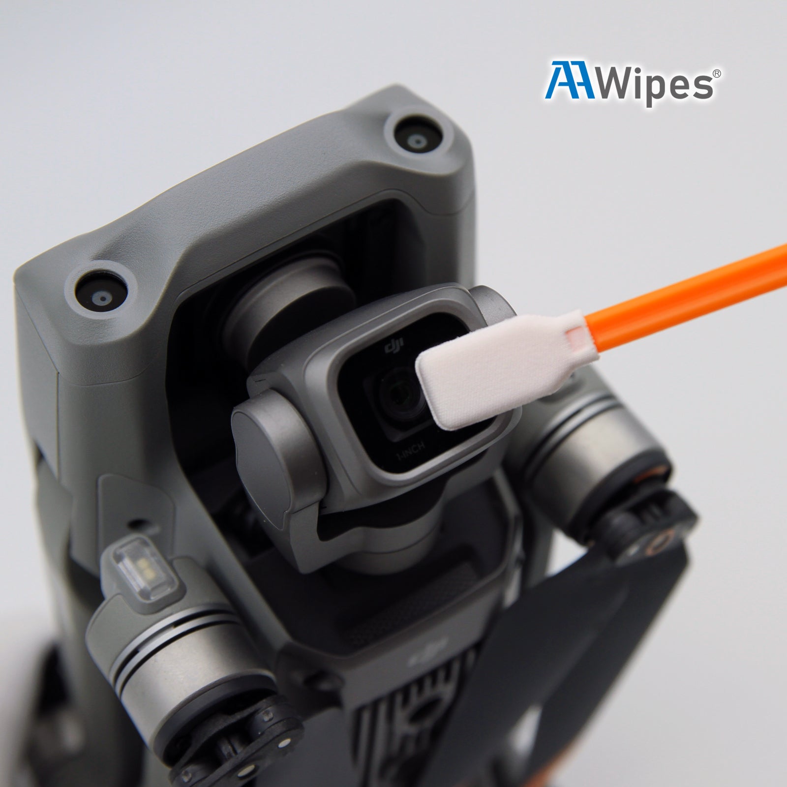 Foam Swabs | Rectangular Head, 12 mm Head, 122 mm, Orange, 1,000 pcs | Cat. # A7166A