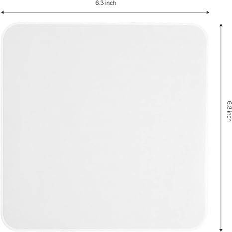 This neutral grey cloths from AAwipes, sized at 6.3 by 6.3 inches, feature sealed edges and are sold in packs of five. Logo-free for easy customization,