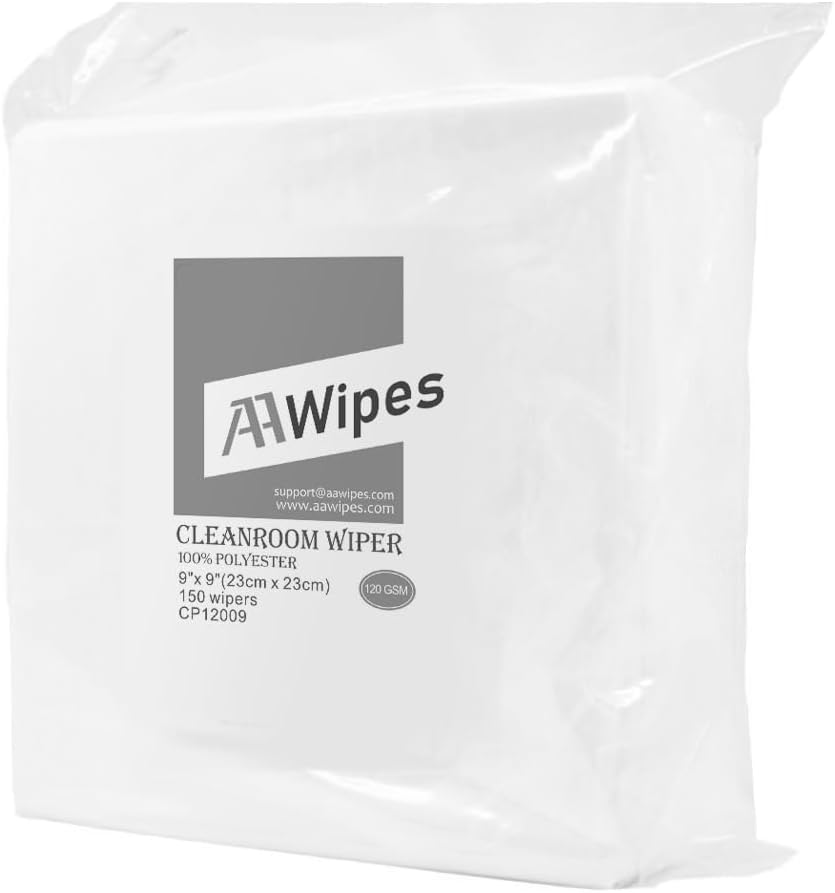 Wholesale Polyester Cleanroom Wipes 9x9 – Industrial Low-Lint Wipers Case Packed for B2B Bulk Purchase