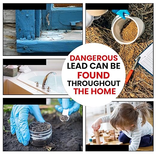 Household items lead testing swabs Kit (Sarting from 200 Pcs Lead Check Swabs) Results in 20-Seconds by Using Water Only, No White Vinegar Required. Lead Test Strips for Home, Paints, Dishes, Toys, Metal, Ceramics, Wood (LSB200)