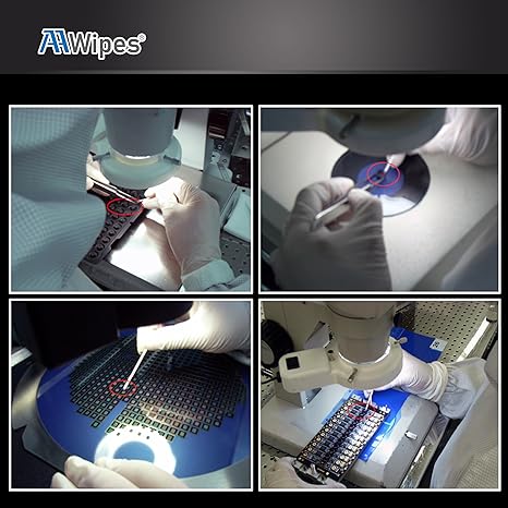 ESD Sticky Swab Gel | 2.5 mm/0.1 inch Round Head, 100 Swabs, High Viscosity | Anti Static Sticky Silicone Gel Stick for Camera Sensors, LCD, Semiconductors, PCB, SMT & Watches etc. (GSP-100)