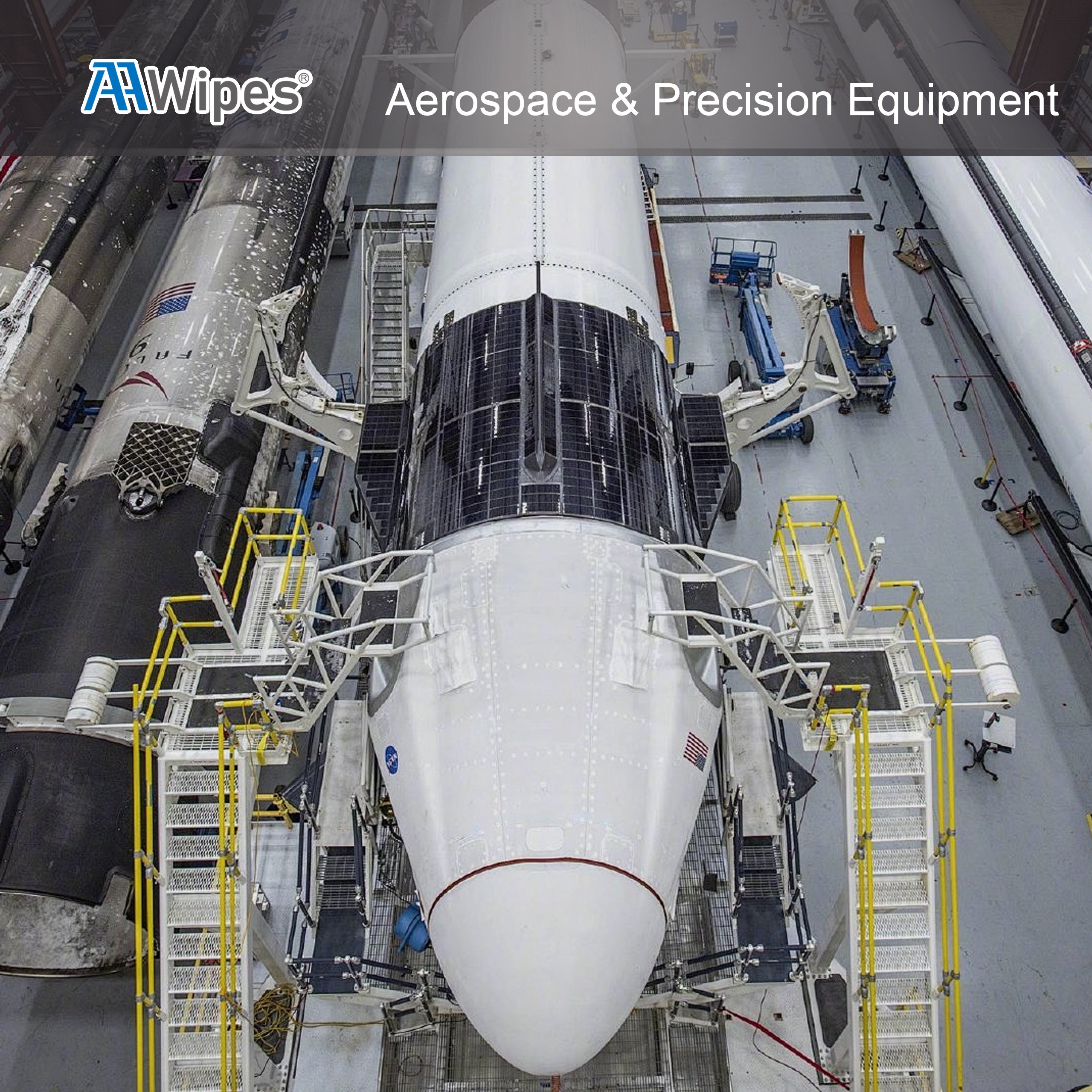 EO sterile polyester wipes 9x9 inches, ESD-safe for sensitive electronics and cleanroom use