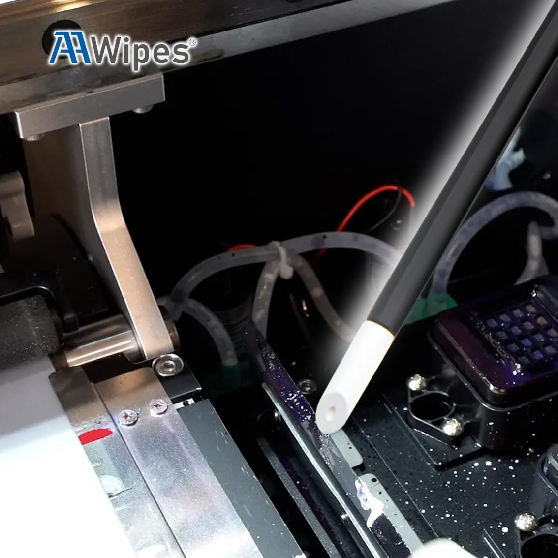 Premium Quality Super Porous PrintHead Swabs (100-Pieces, Ultrasoft, Super Porous, Angled PU Tip) for Mimaki, Epson, Brother, HP, Roland, DTG, Wide Format Printers. Suitable for Cleaning Guns, Watches, Clocks (ITS-100)