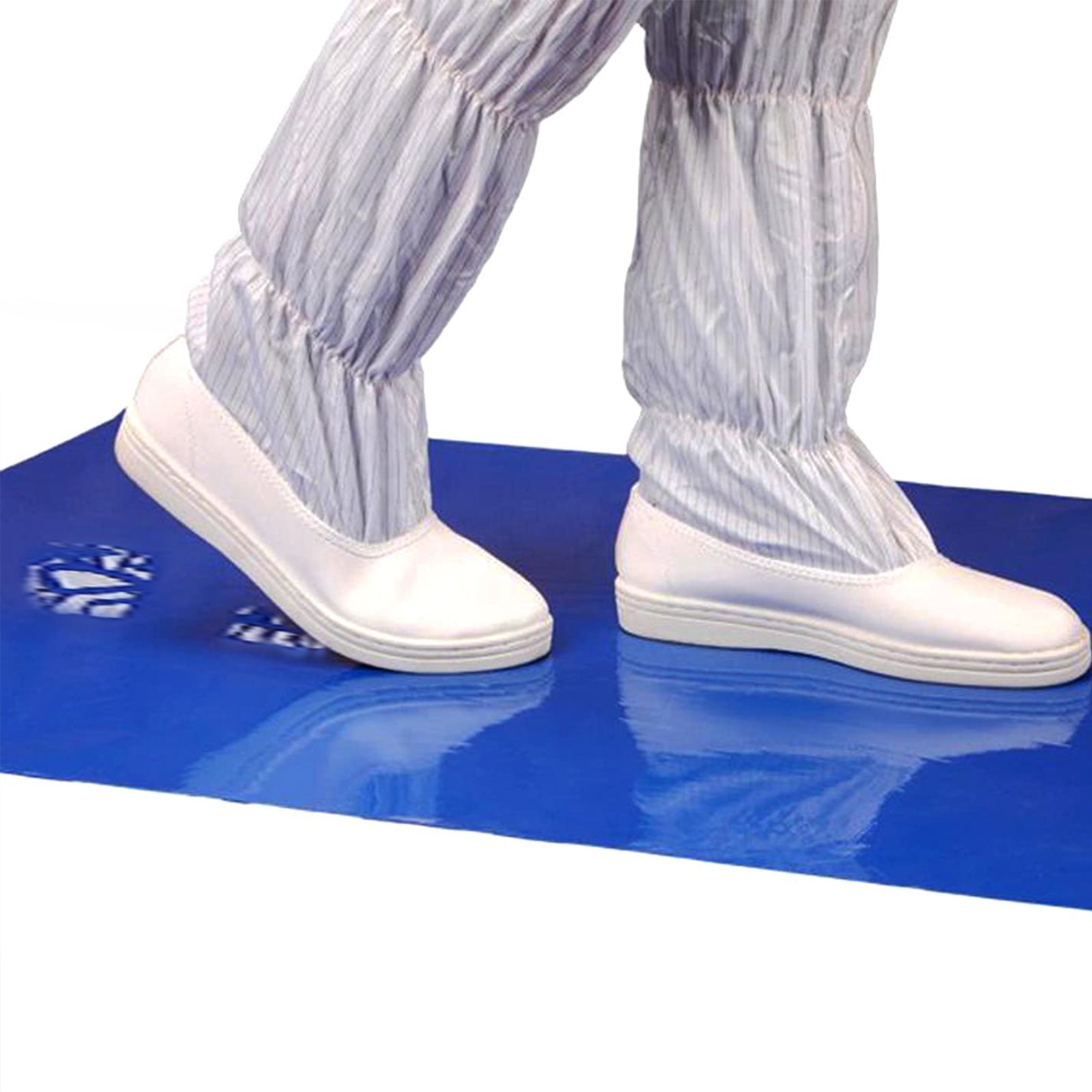 Cleanroom Sticky Floor Mats 24"X36" Blue for Microelectronics, Aerospace, Pharmaceuticals,Food Processing, Hospital, Health Care, Manufacturing, Semiconductor  (750 Sheets/25 Mats/5 Boxs/Case)