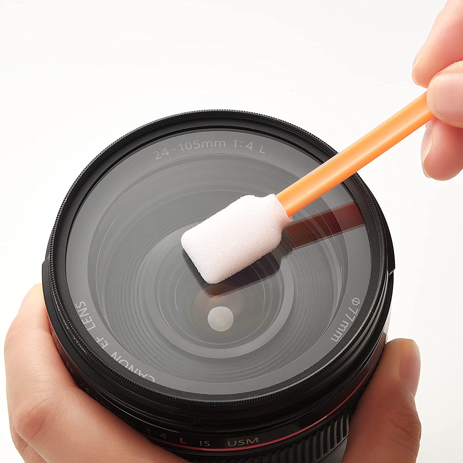 foam swabs for lens cleaning