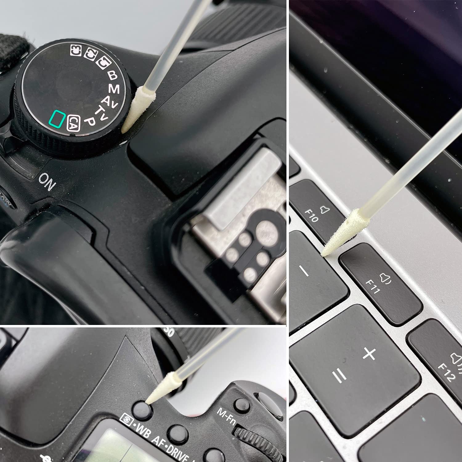 keyboard narrow area groove cleaning for electronics