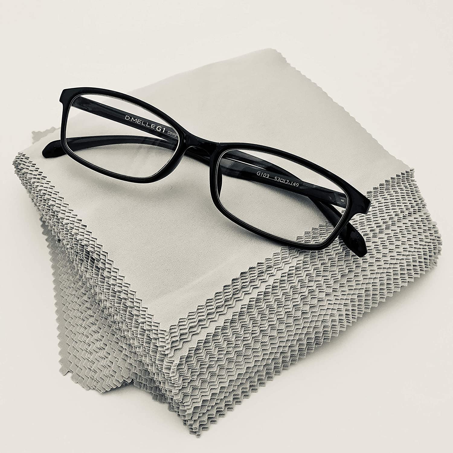 Eyeglasses Lens Cloth Neutral and Fully Customizable 10,000pcs/case (5.5"x5.5")