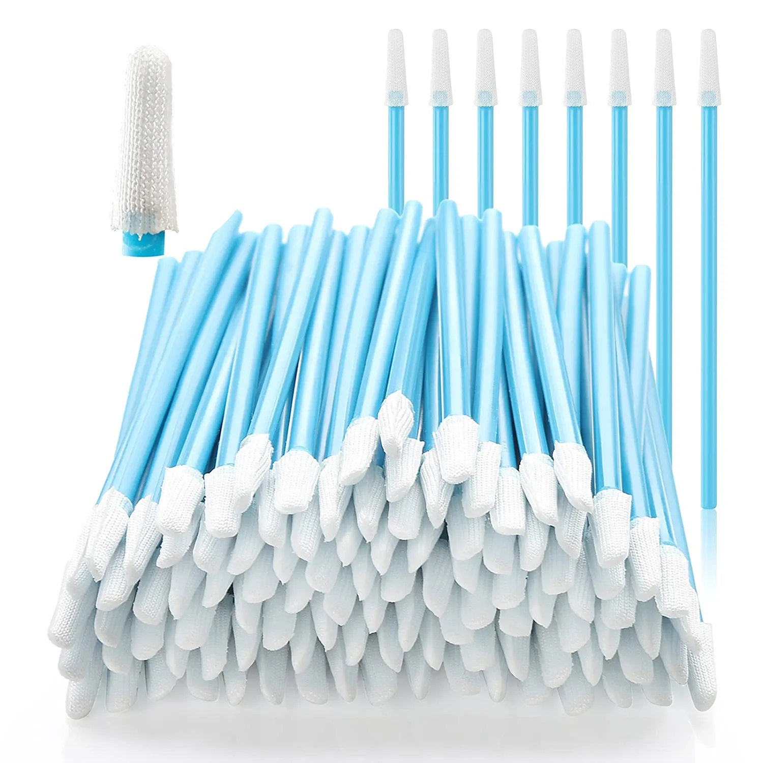 Detailing Cleaning Swab Sticks AAwipes Cleaning Kit Microfiber Knitted Polyester Swab Buds (5 Type) Lint Free Swabs for Printer, Gun, Optics Lens, Camera, Arts and Crafts, Automotive Detailing (5 Types, Total 1,000 Pcs/Pack) (No. FA501)