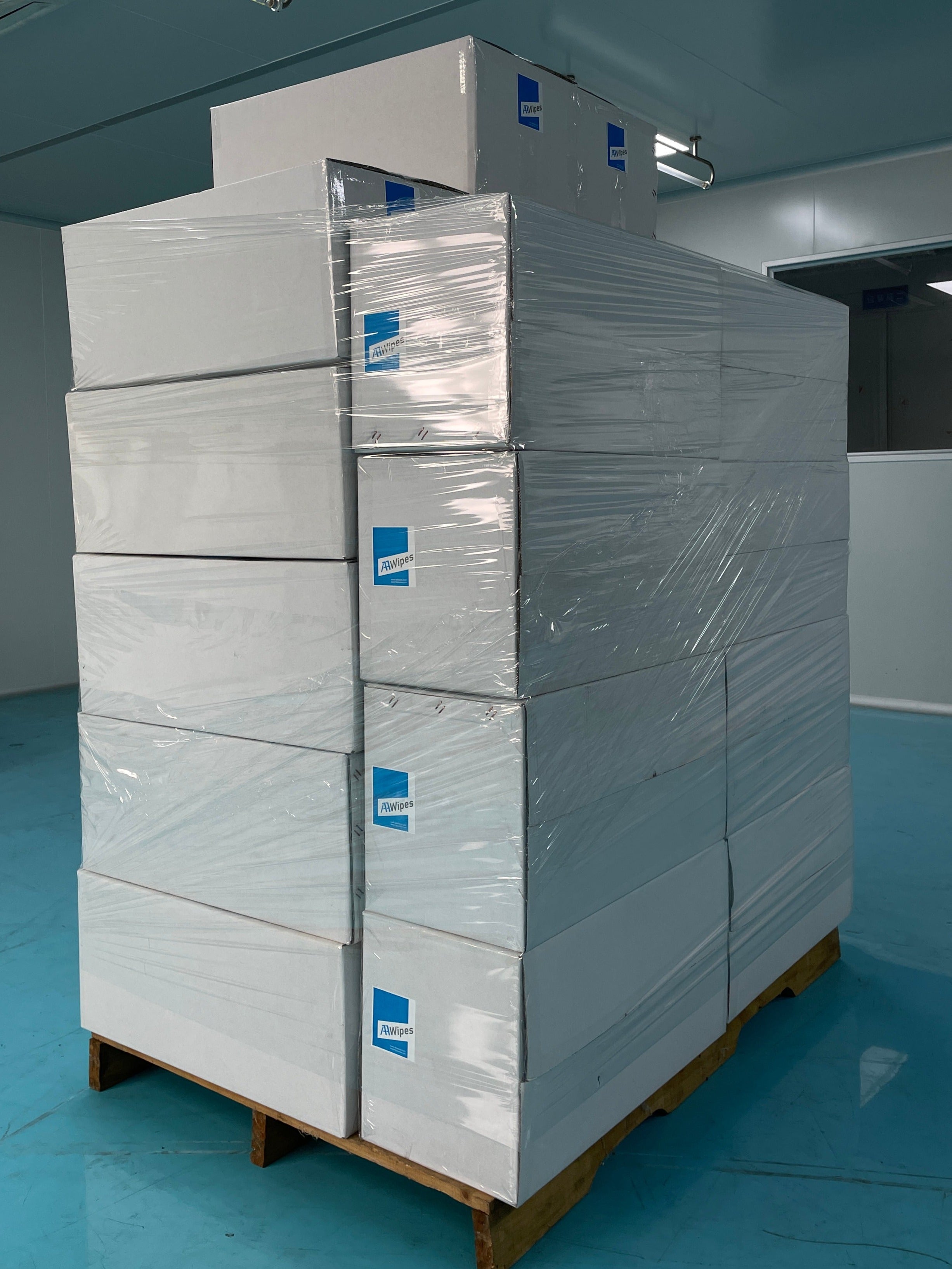 Cleanroom Wipes Nonwoven 6"x6" Cellulose/Polyester Wipers (No. NW06806, 9,000 Wipes/30 Bags/Case)