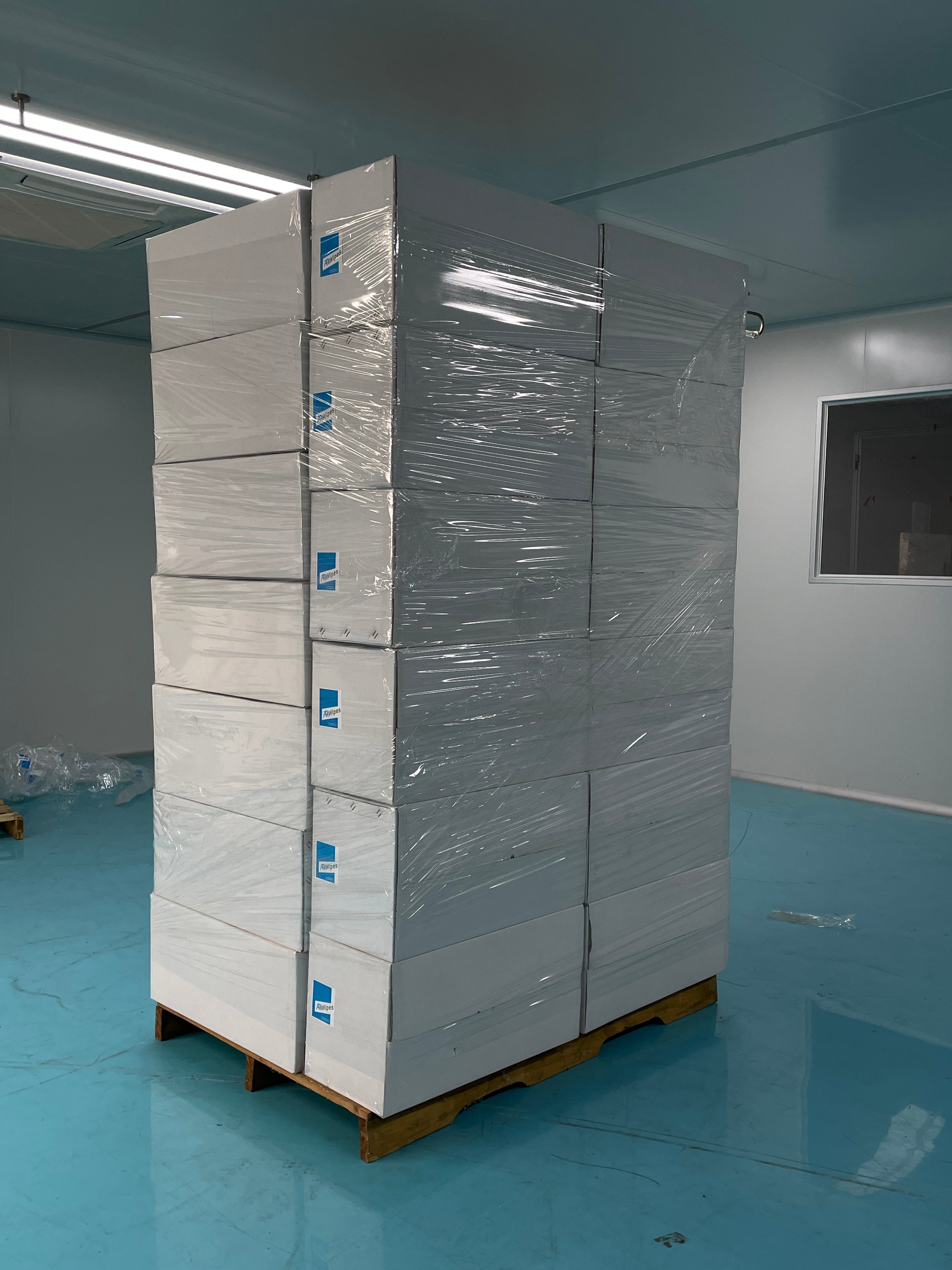 Cleanroom Wipers Nonwoven Wipes 4"x4" Cellulose/Polyester Wipes 68gsm (No. NW06804, 16,800 Wipes /28 Bags /Case)