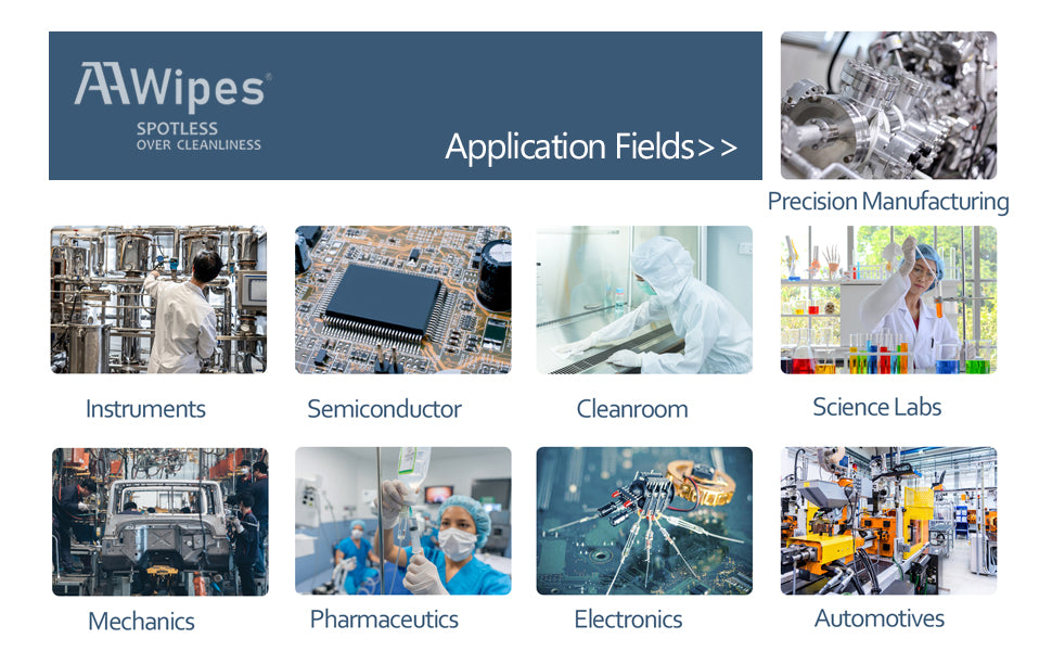 AAwipes offers customizable options for different sizes, cleanliness levels, and packaging to meet specific needs in cleanroom environments. Accepts small orders, ODM, and OEM.