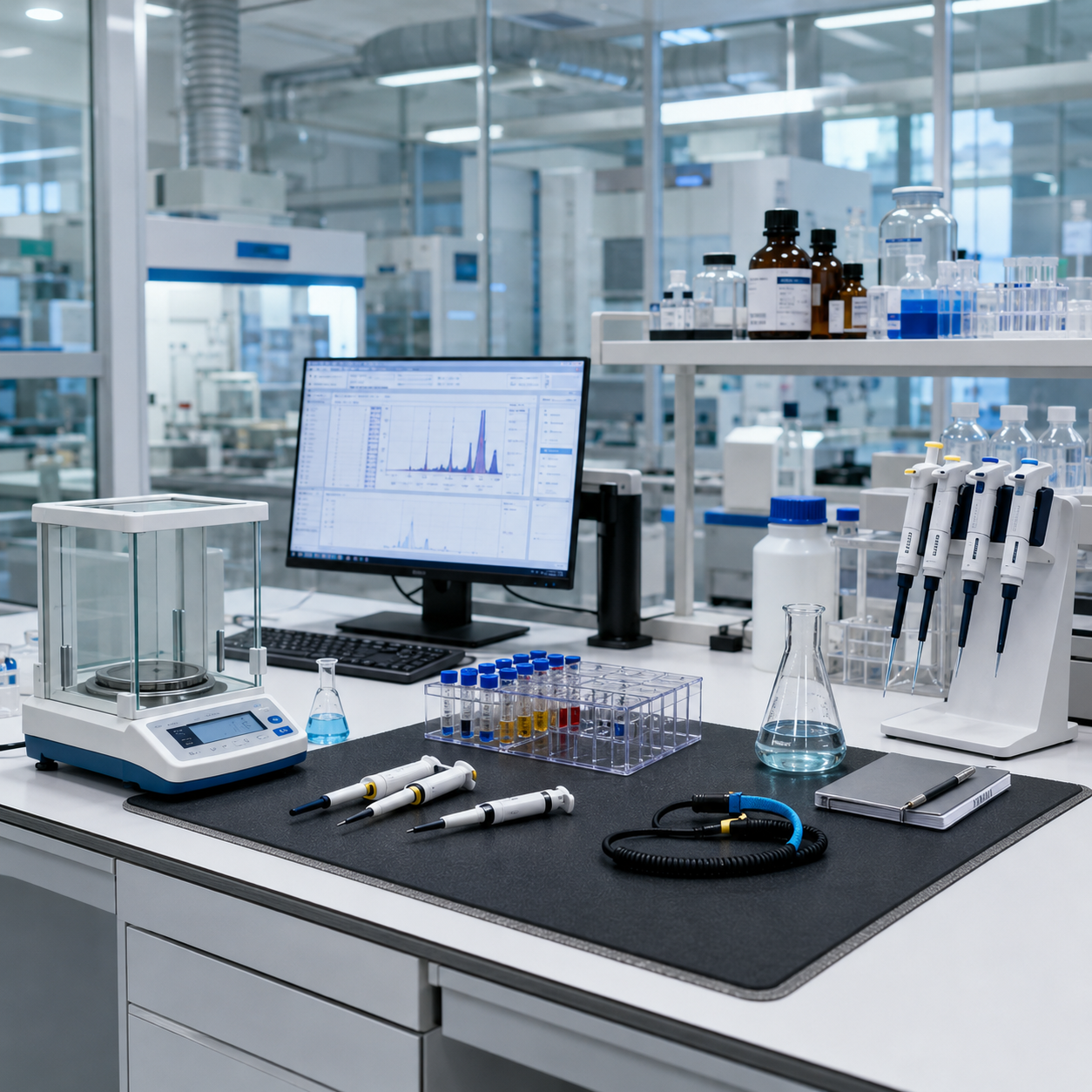 Research, QC & ESD-Controlled Workstations