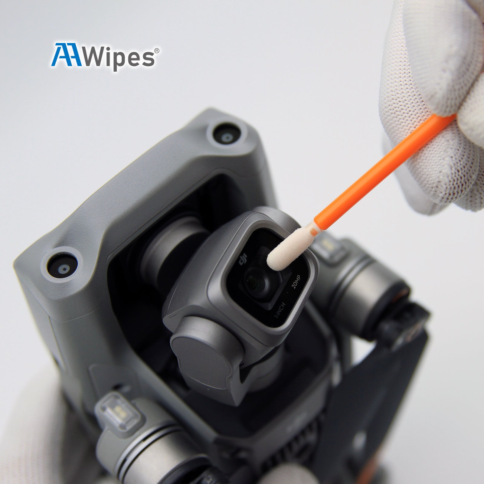 4.1" Foam Swabs (1,000 pcs, Round Head, Orange) Cleanroom Detailing Swab Sponge Sticks for Inkjet Printer, Optical Instruments (C5709C)