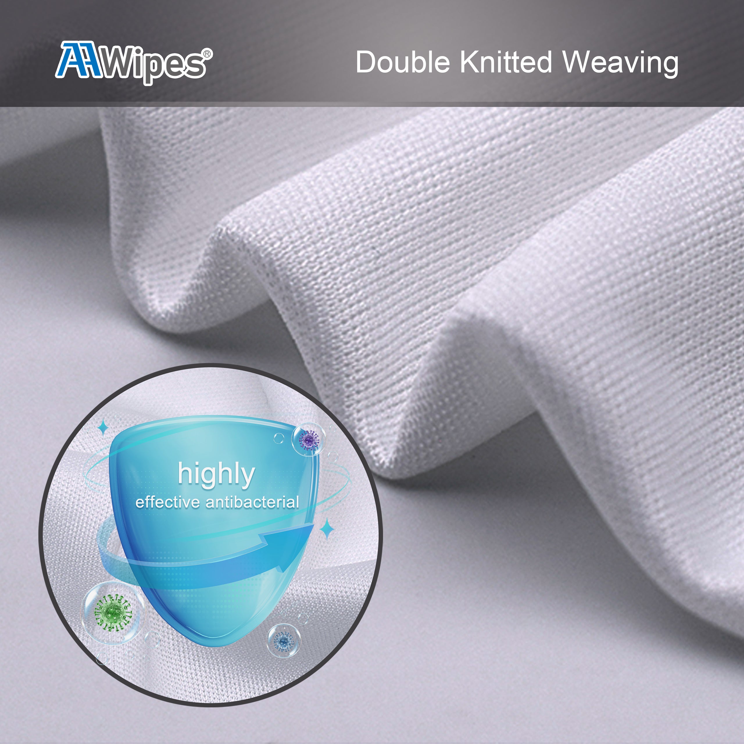 SAL 10⁻⁶ Sterile cleanroom wipes for food and pharmaceutical degrade