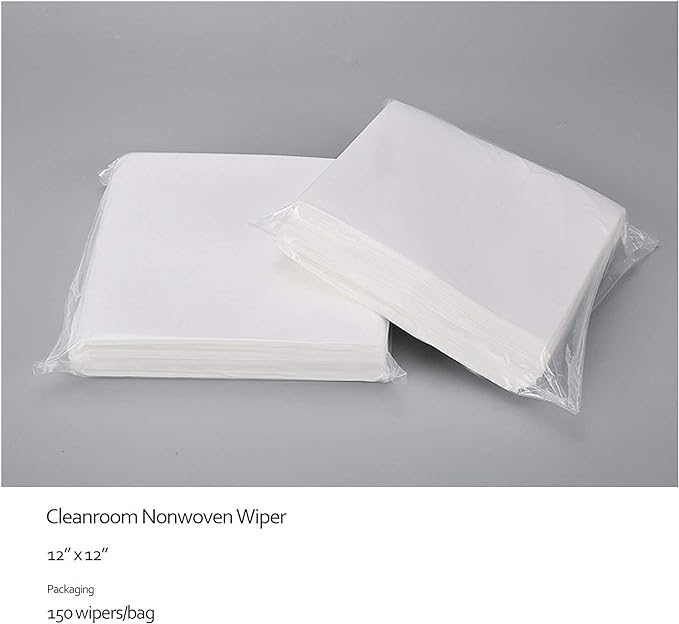 Ultra Soft Cleanroom Double Knit Class10-100 100% Microfiber Wipers 9"x9"  (Starting at 1 Box with 3,000 Wipes per 20 Bags) (No. CPS11009)