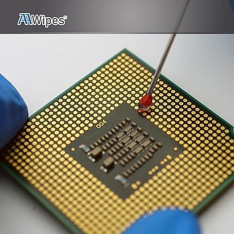 Precision silicone gel swab for microelectronics cleaning