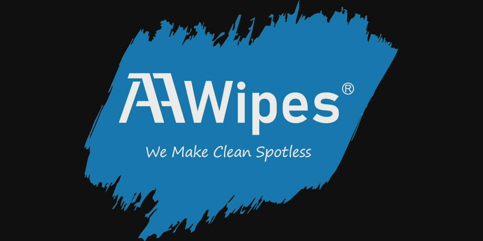 AAwipes nonwoven wipes are constructed from a 55% cellulose and 45% polyester hydro-entangled, nonwoven blend that is highly absorbent and combines the cleanliness and strength of synthetic fibers.