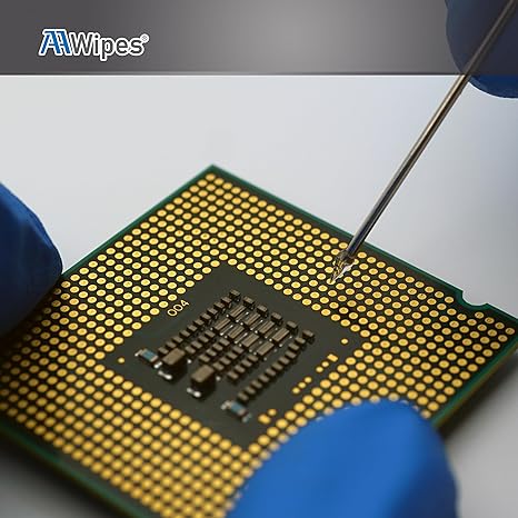 Tapered gel silicone swab for semiconductor applications