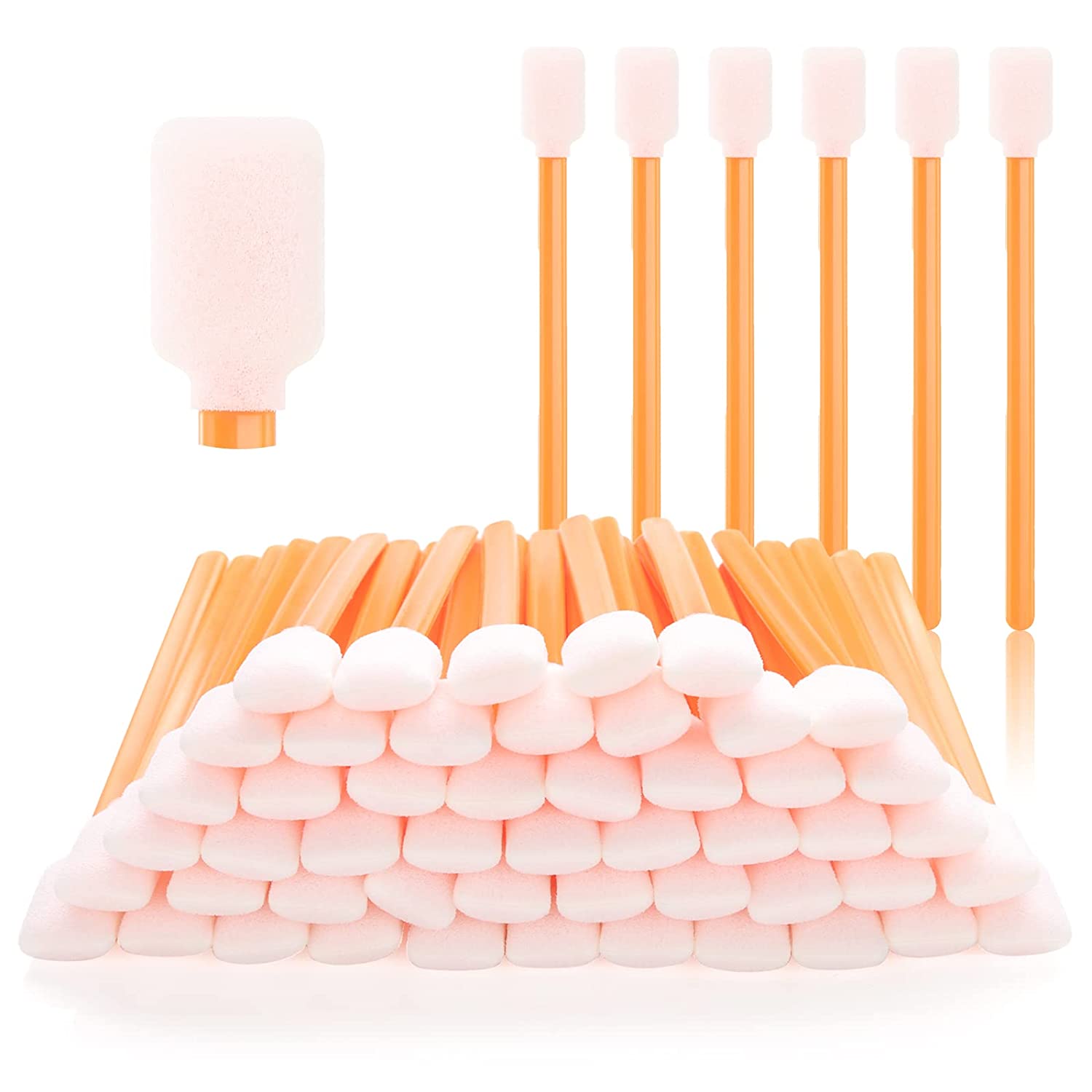 Clarisse Value Size Plastic Sticks Soft and Hygienic Cotton Swabs 375 ea, Cotton Balls & Swabs